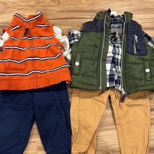 2 outfits with vest for autumn !